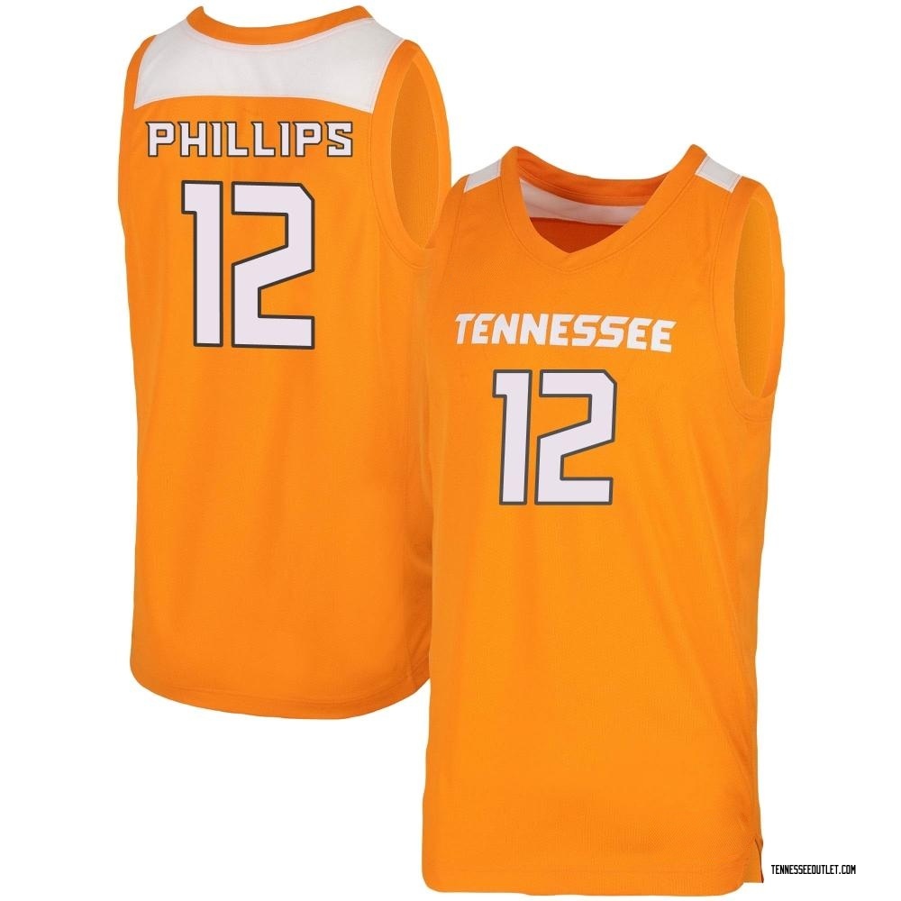 Men's Cade Phillips Tennessee Volunteers Replica Basketball Jersey - Orange