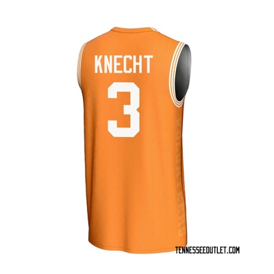 Men's Dalton Knecht Tennessee Volunteers Game Replica Lightweight Icon Print Basketball Jersey - Orange