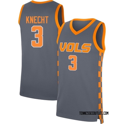 Men's Dalton Knecht Tennessee Volunteers Replica Basketball Jersey - Gray