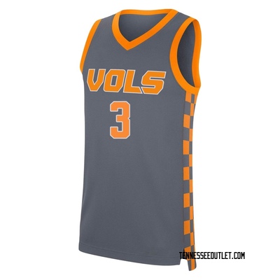 Men's Dalton Knecht Tennessee Volunteers Replica Basketball Jersey - Gray