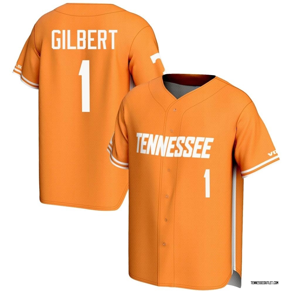 Men's Drew Gilbert Tennessee Volunteers Game Replica Lightweight Baseball Jersey - Orange