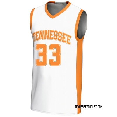 Men's Uros Plavsic Tennessee Volunteers Game Replica Basketball Jersey - White