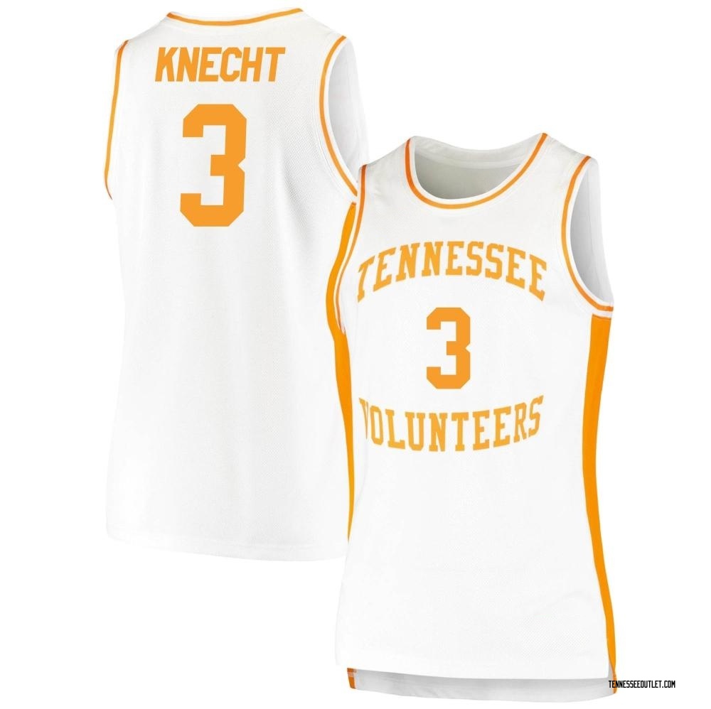Women's Dalton Knecht Tennessee Volunteers Replica Retro Basketball Jersey - White