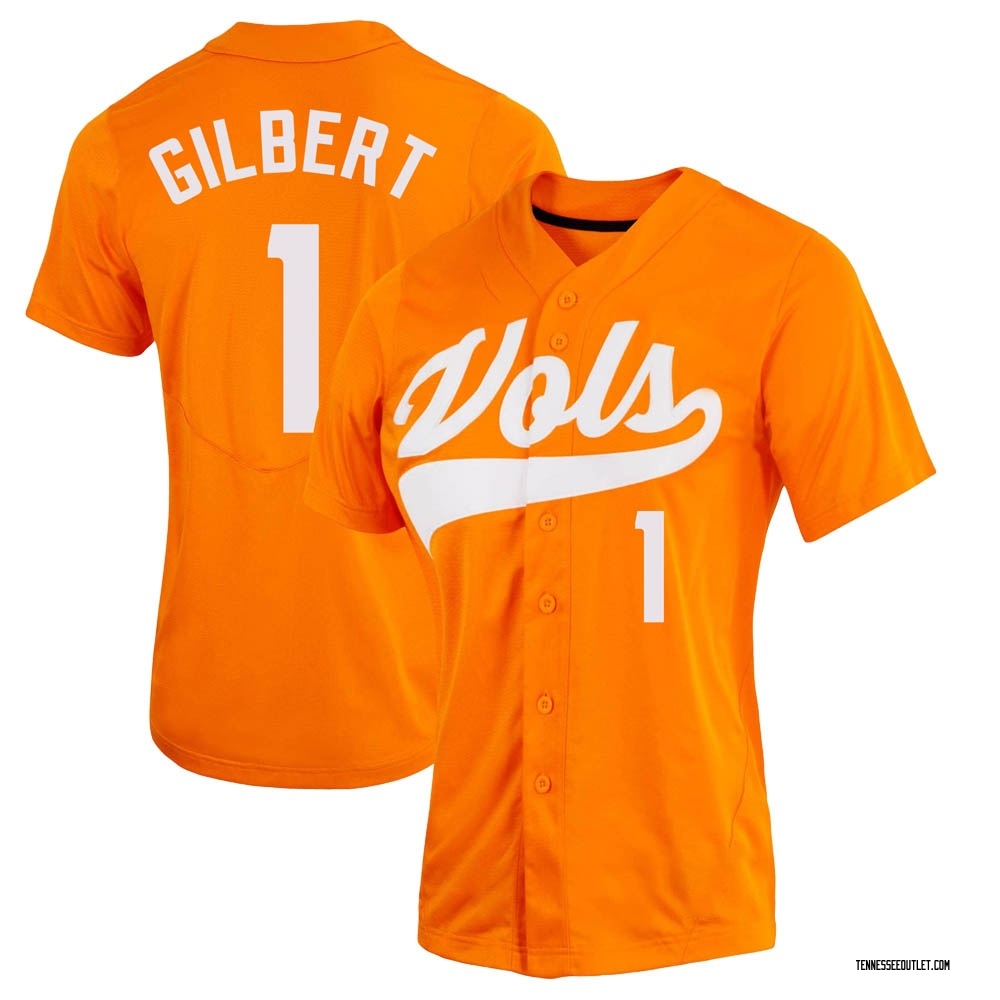 Women's Drew Gilbert Tennessee Volunteers Replica Full-Button Baseball Jersey - Orange