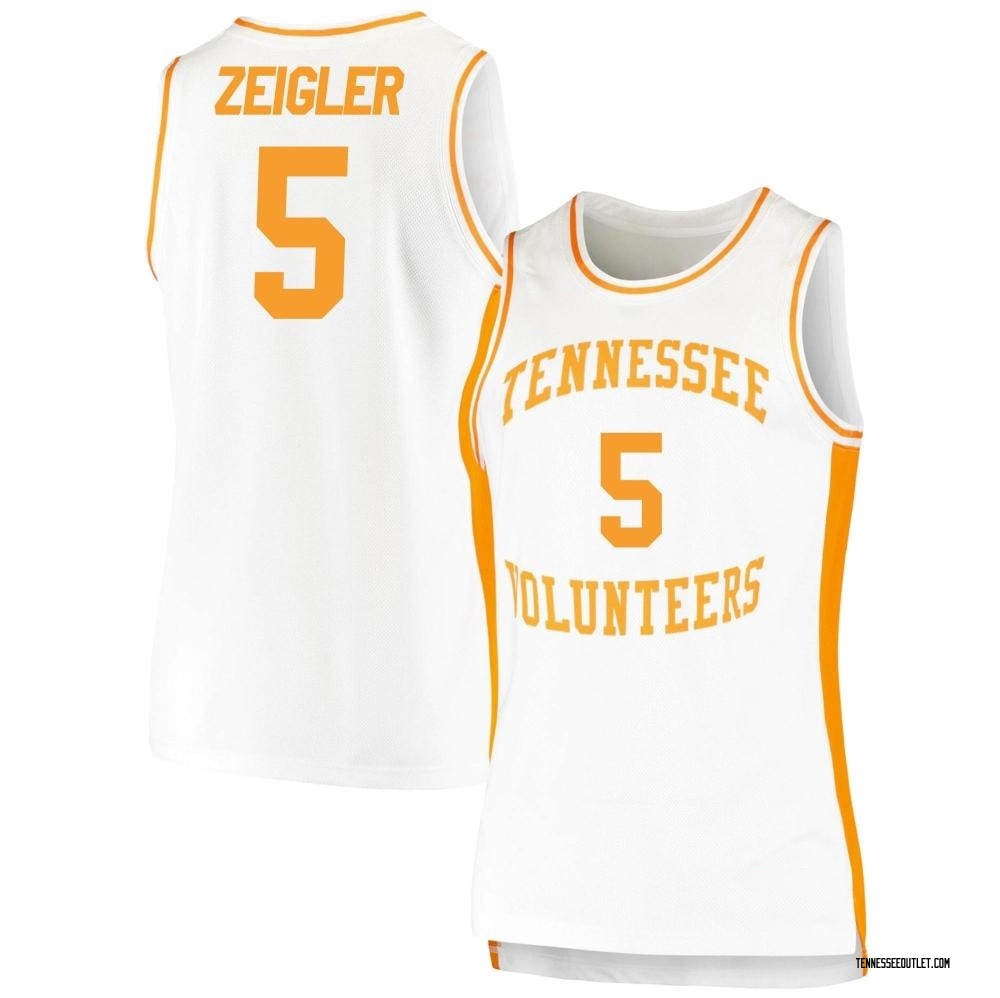 Women's Zakai Zeigler Tennessee Volunteers Replica Retro Basketball Jersey - White