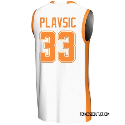 Youth Uros Plavsic Tennessee Volunteers Game Replica Basketball Jersey - White
