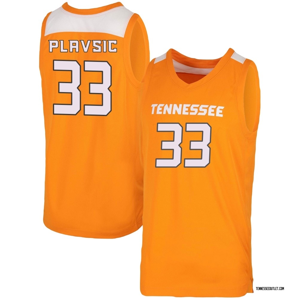 Youth Uros Plavsic Tennessee Volunteers Replica Basketball Jersey - Orange