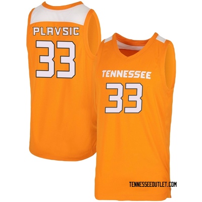 Youth Uros Plavsic Tennessee Volunteers Replica Basketball Jersey - Orange