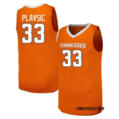 Youth Uros Plavsic Tennessee Volunteers Replica Basketball Jersey - Orange