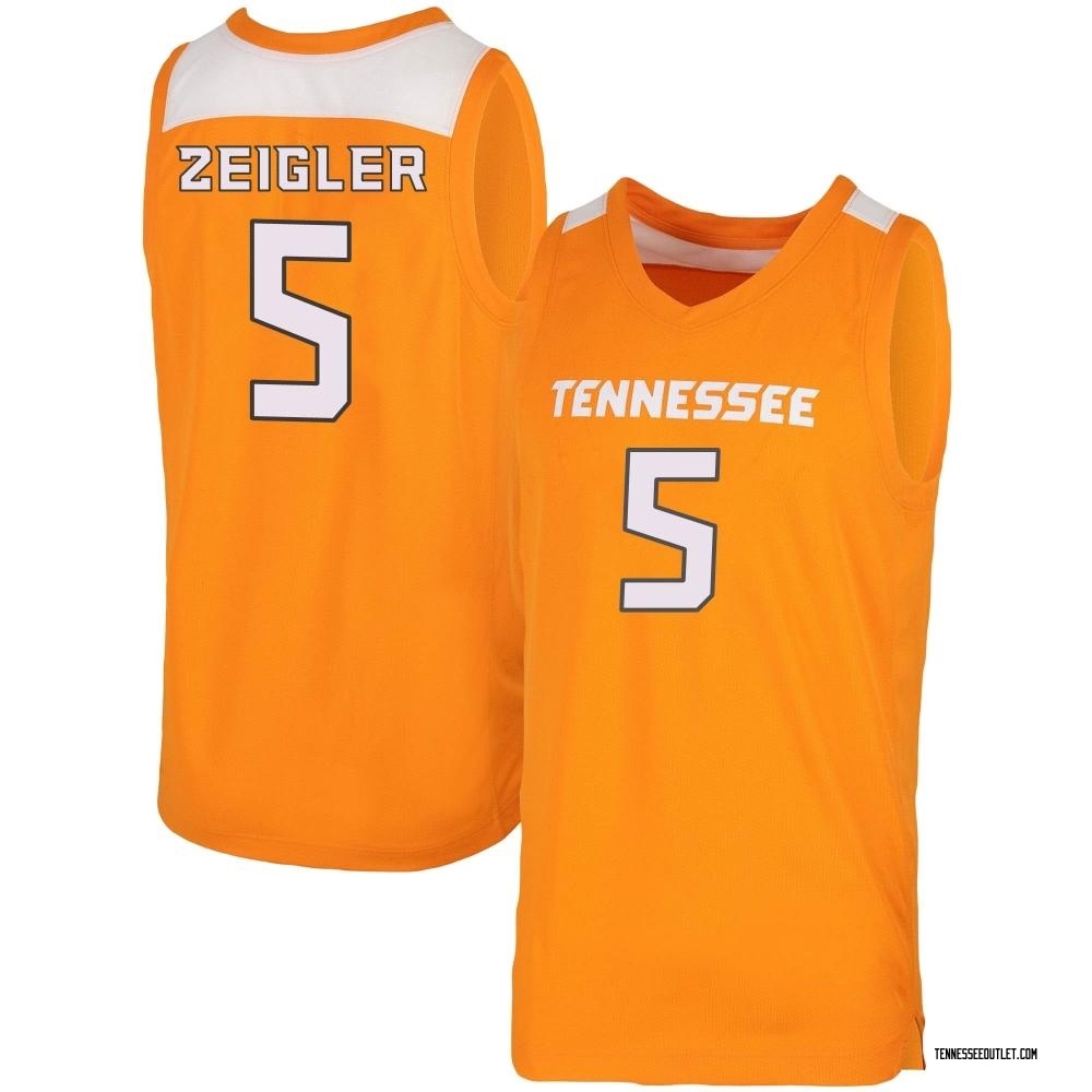 Youth Zakai Zeigler Tennessee Volunteers Replica Basketball Jersey - Orange