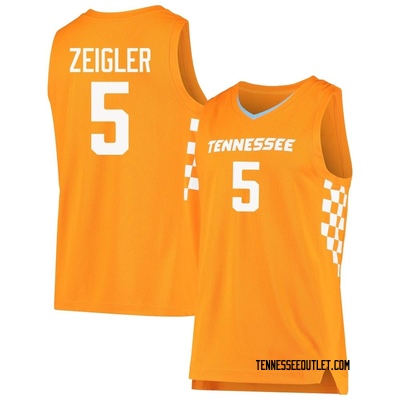 Youth Zakai Zeigler Tennessee Volunteers Replica Basketball Jersey - Orange