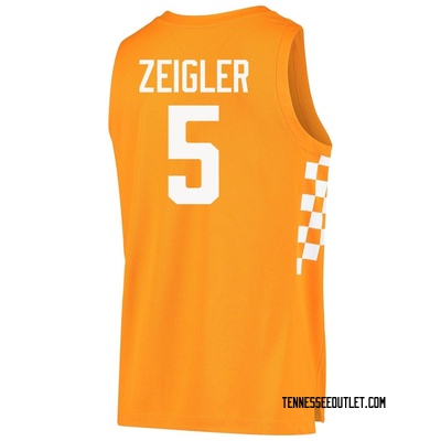 Youth Zakai Zeigler Tennessee Volunteers Replica Basketball Jersey - Orange